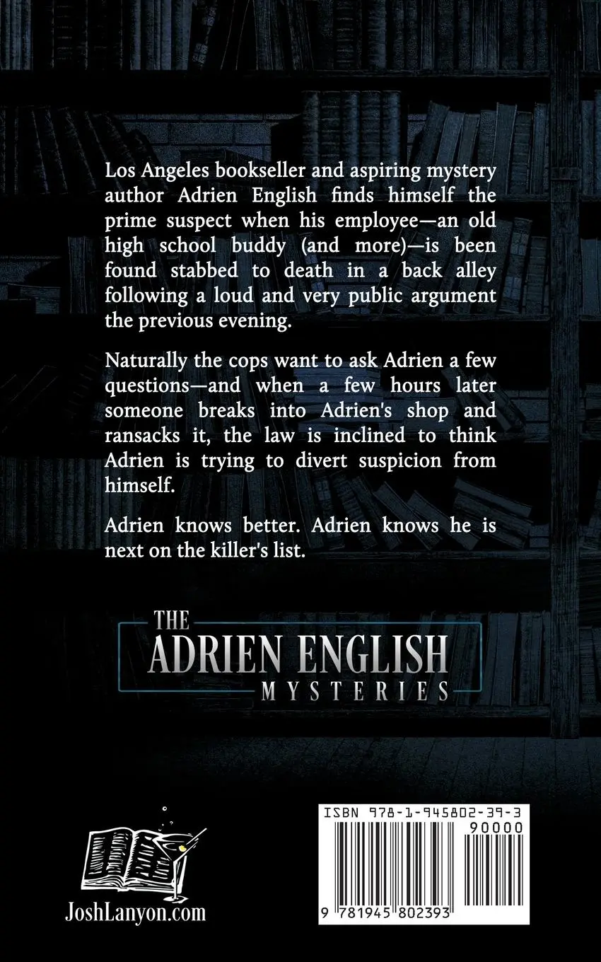 Rückseite: 9781945802393 | Fatal Shadows | The Adrien English Mysteries 1 | Josh Lanyon | Buch