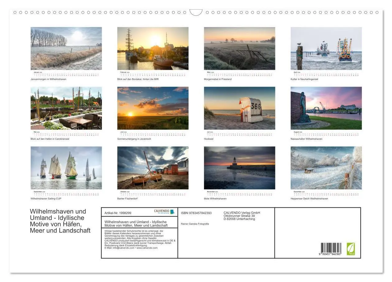 Bild: 9783457842393 | Wilhelmshaven und Umland - Idyllische Motive von Häfen, Meer und...