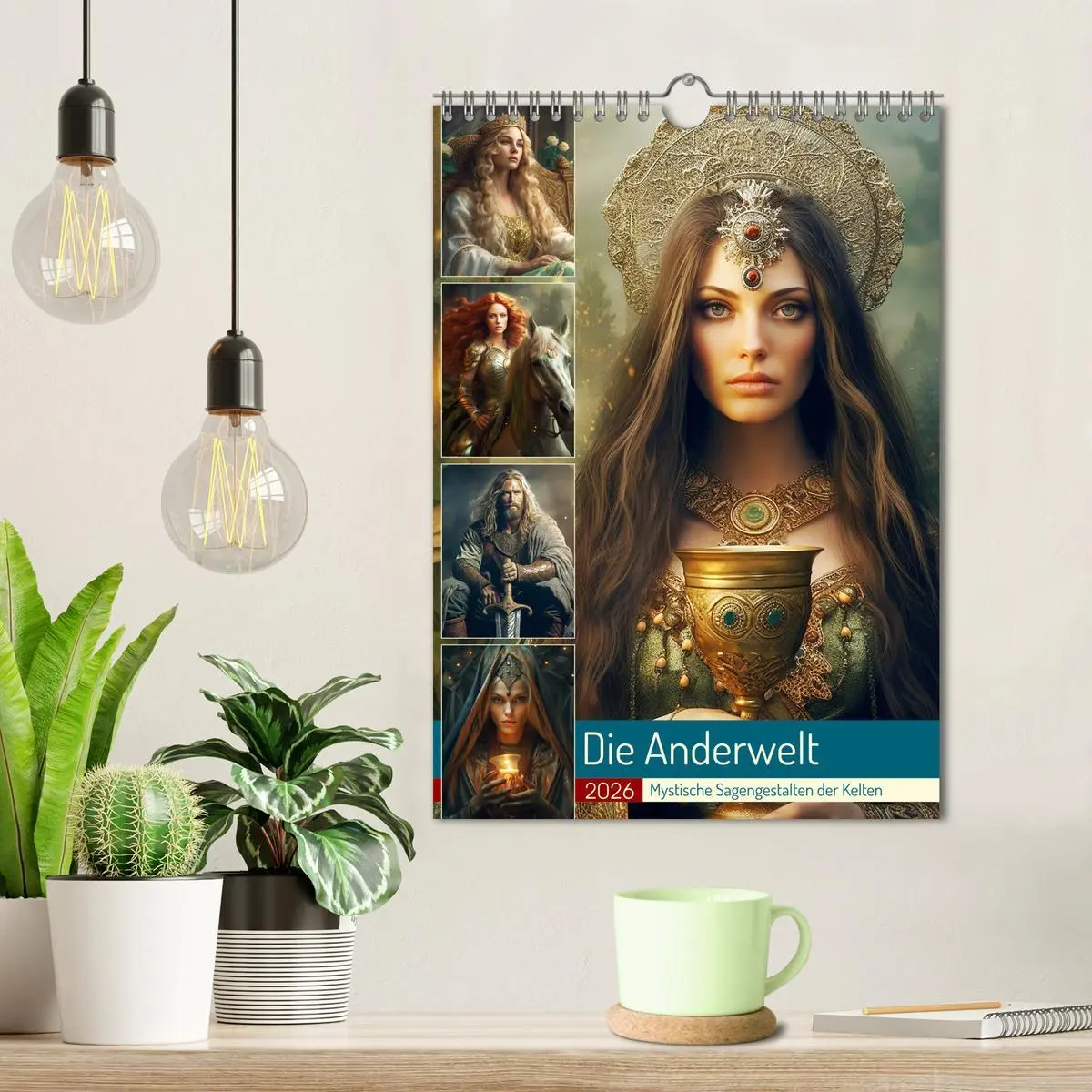 Bild: 9783516312393 | Die Anderwelt. Mystische Sagengestalten der Kelten (Wandkalender...