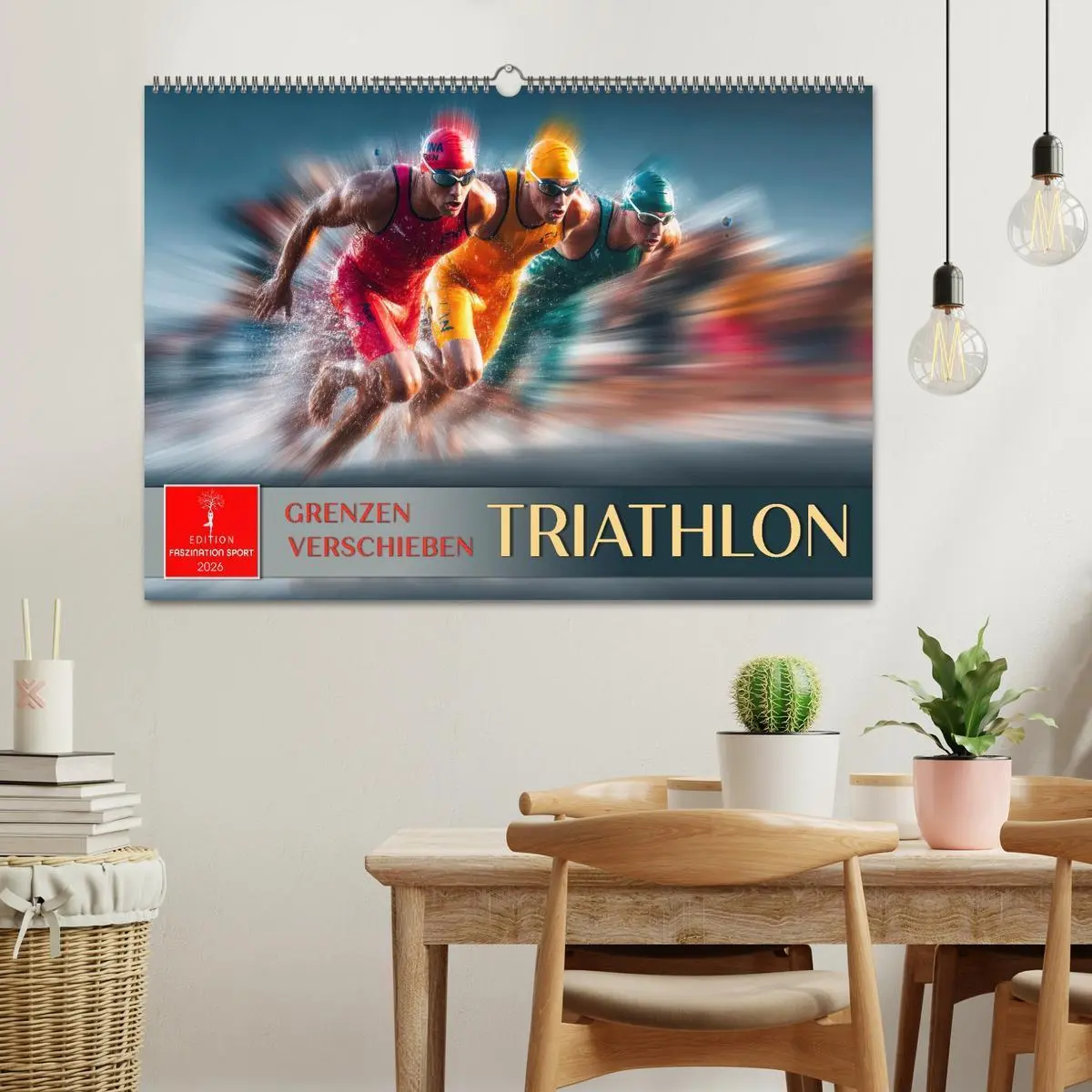 Bild: 9783516622393 | Triathlon - Grenzen verschieben (Wandkalender 2026 DIN A2 quer),...