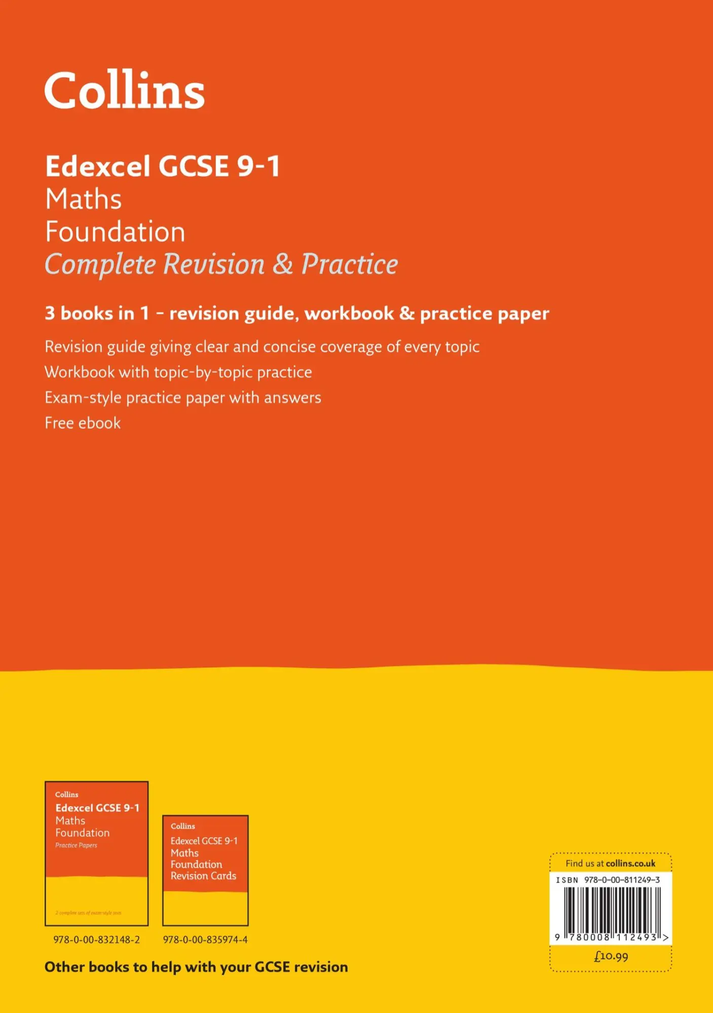 Rückseite: 9780008112493 | Edexcel GCSE 9-1 Maths Foundation All-In-One Complete Revision and...