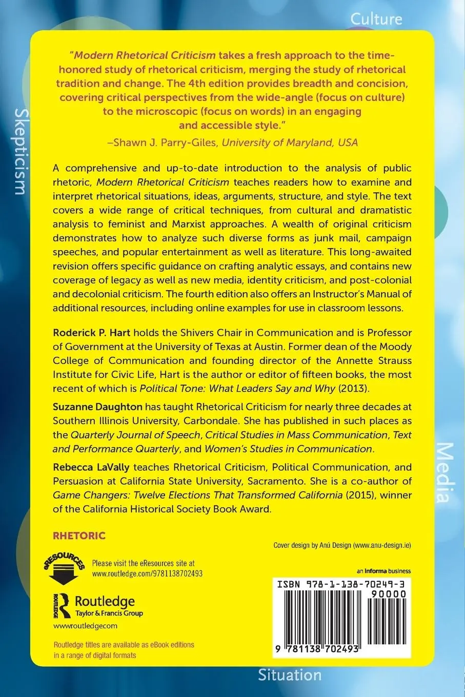 Rückseite: 9781138702493 | Modern Rhetorical Criticism | Roderick P Hart (u. a.) | Taschenbuch