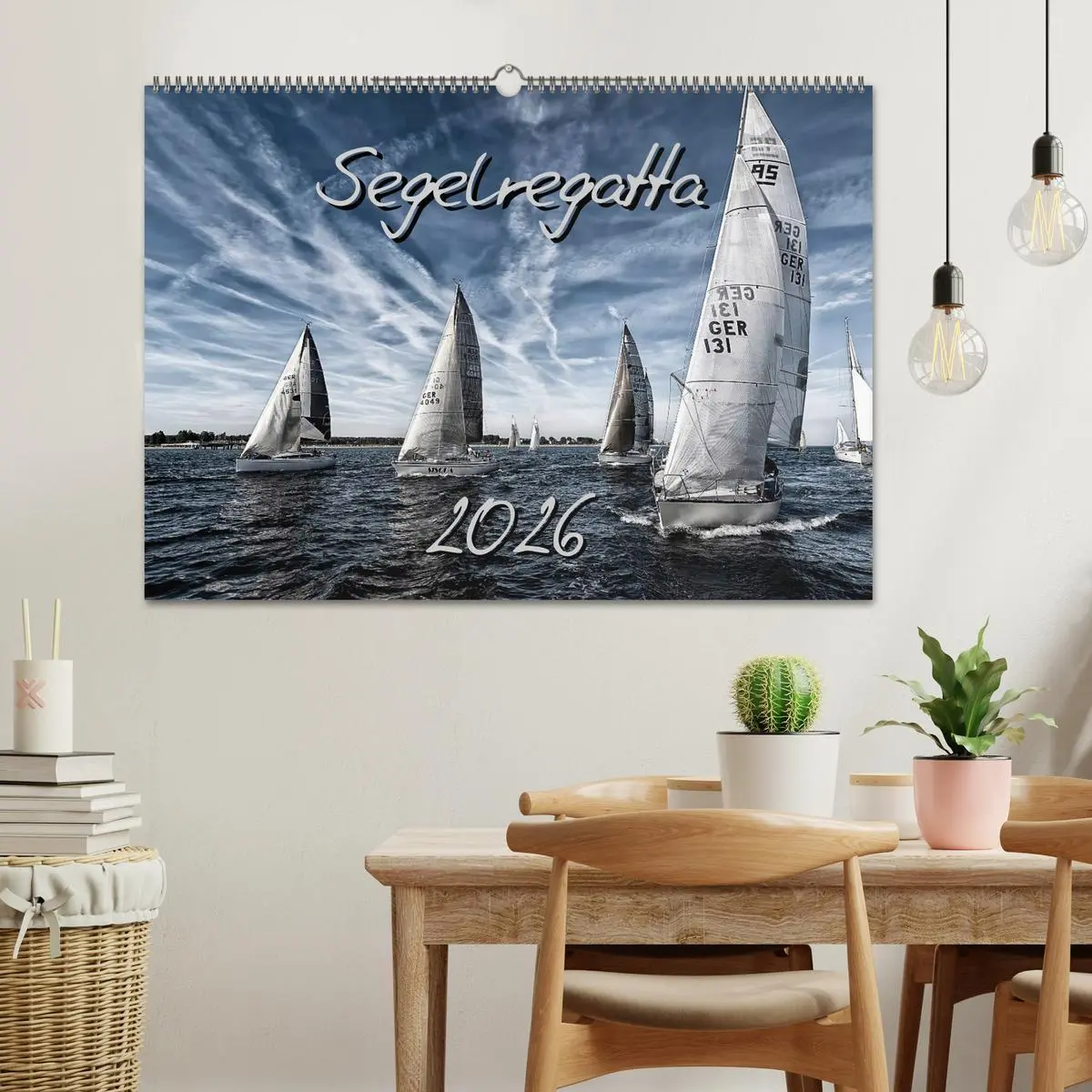 Bild: 9783516232493 | Segelregatta (Wandkalender 2026 DIN A2 quer), CALVENDO Monatskalender