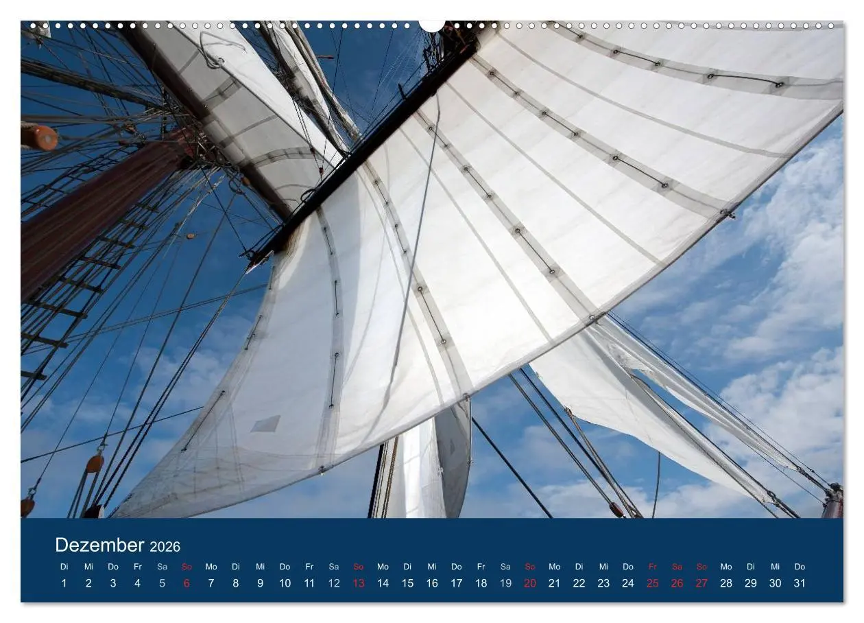 Bild: 9783516232493 | Segelregatta (Wandkalender 2026 DIN A2 quer), CALVENDO Monatskalender