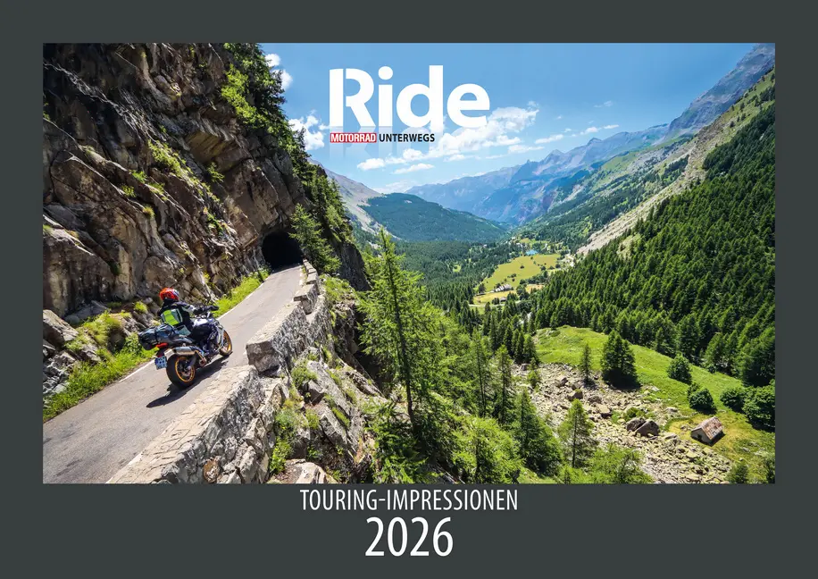Cover: 9783613322493 | RIDE - Touring Impressionen 2026 | MOTORRAD unterwegs | Kalender