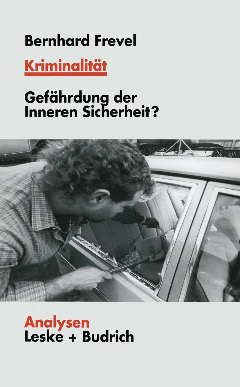 Cover: 9783810022493 | Kriminalität | Gefährdungen der Inneren Sicherheit? | Bernhard Frevel