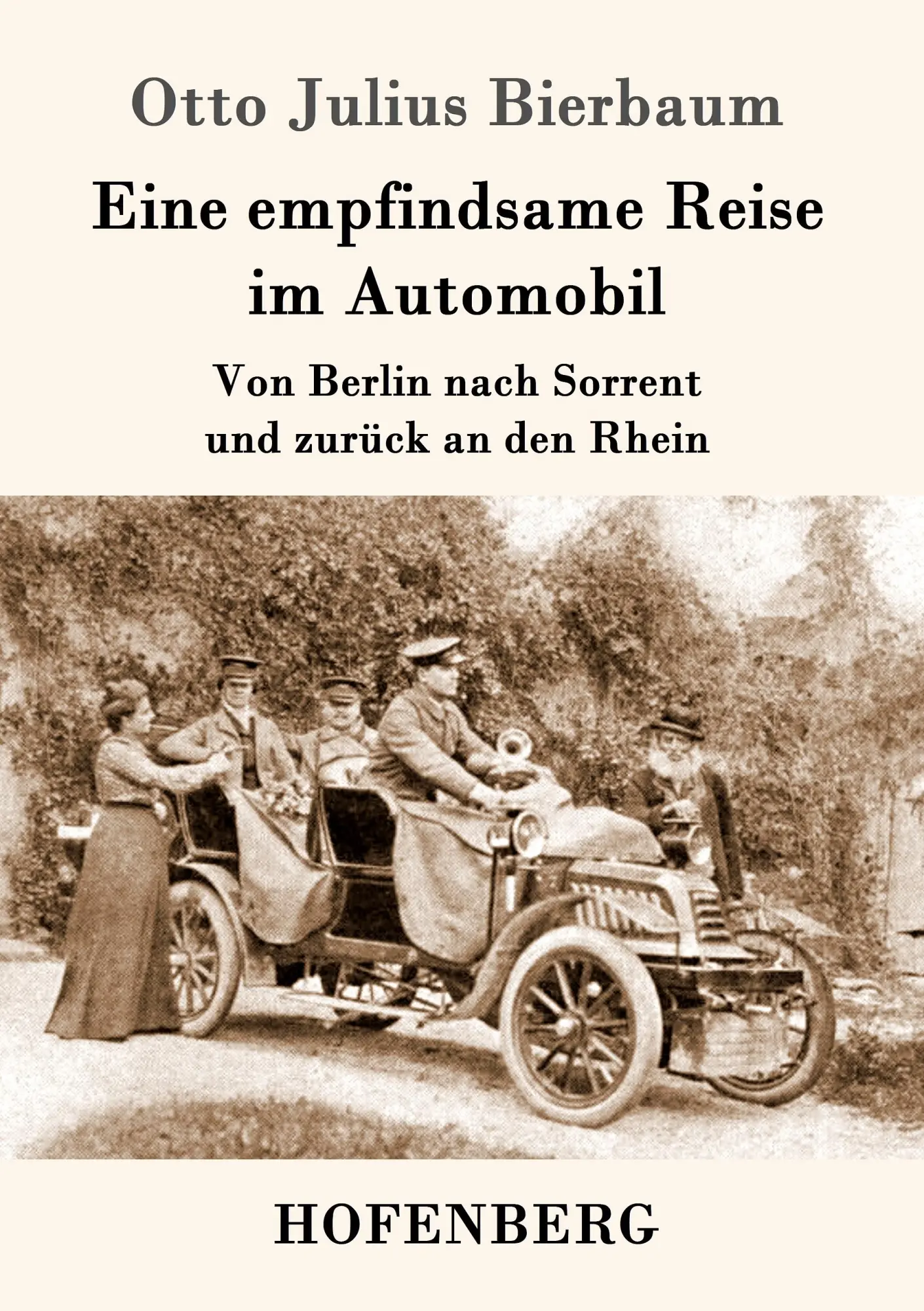 Cover: 9783861992493 | Eine empfindsame Reise im Automobil | Otto Julius Bierbaum | Buch