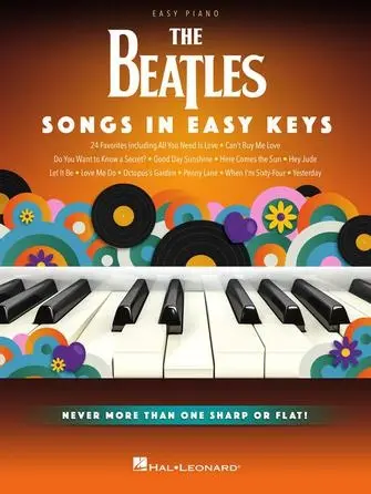 Cover: 196288122593 | The Beatles: Songs in Easy Keys - Easy Piano Songbook with 24...
