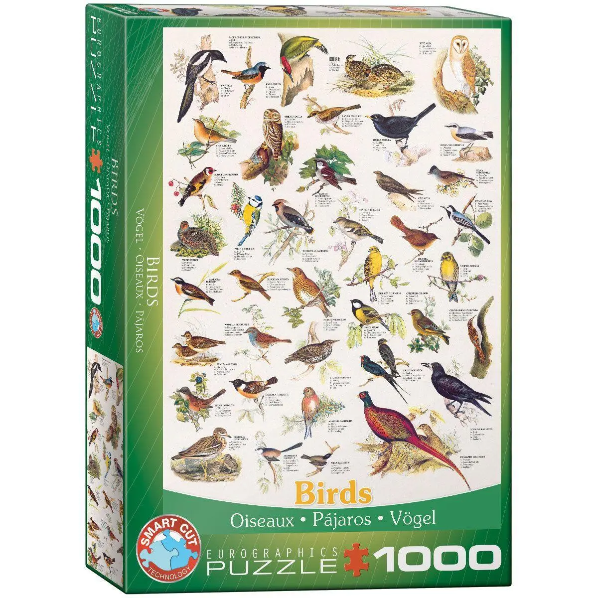 Cover: 628136612593 | Vögel 1000 Teile | Spiel | 6000-1259 | Deutsch | 2021