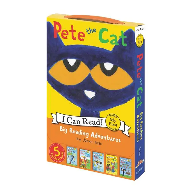 Cover: 9780062872593 | Pete the Cat: Big Reading Adventures | A Box of 5 Groovy Books | Buch