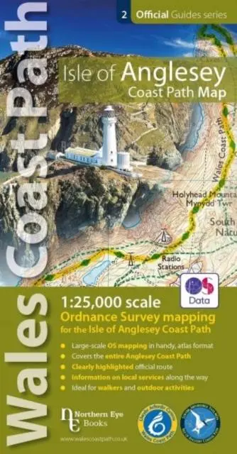 Cover: 9781908632593 | Isle of Anglesey Coast Path Map | Broschüre | Ordner | Englisch | 2019