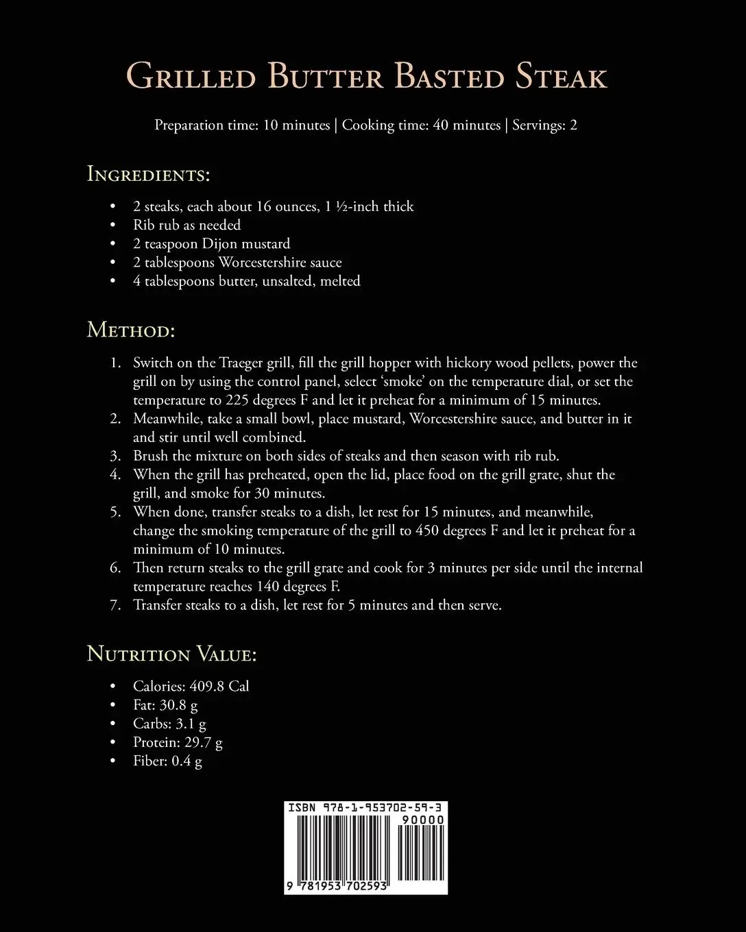 Rückseite: 9781953702593 | Traeger Grill &amp; Smoker Cookbook | Jarden Blardn | Taschenbuch | 2020