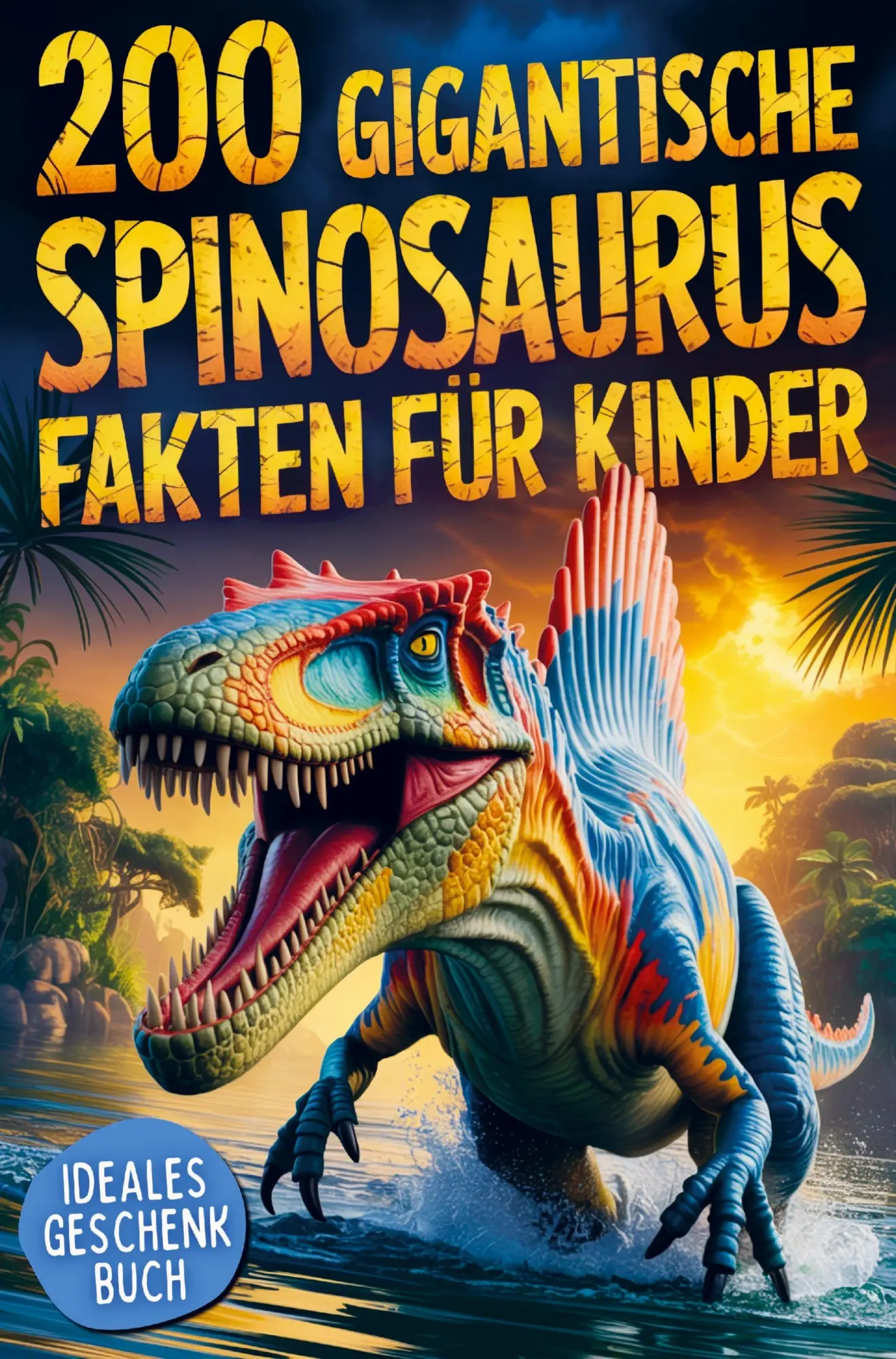 Cover: 9789403902593 | 200 gigantische Spinosaurus Fakten für Kinder: Extremes &amp; geniales...