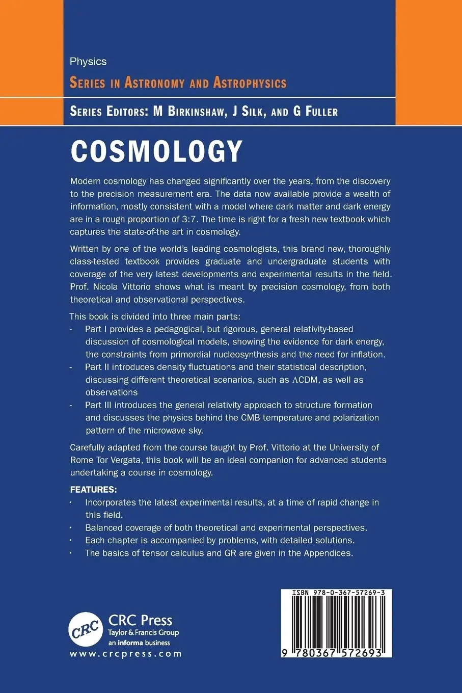 Rückseite: 9780367572693 | Cosmology | Nicola Vittorio | Taschenbuch | Einband - flex.(Paperback)