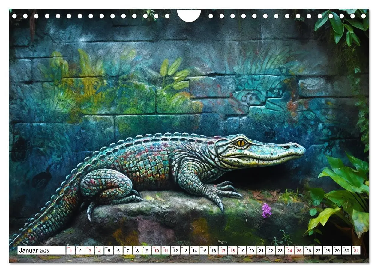 Bild: 9783457362693 | Street Art Graffiti (Wandkalender 2026 DIN A4 quer), CALVENDO...