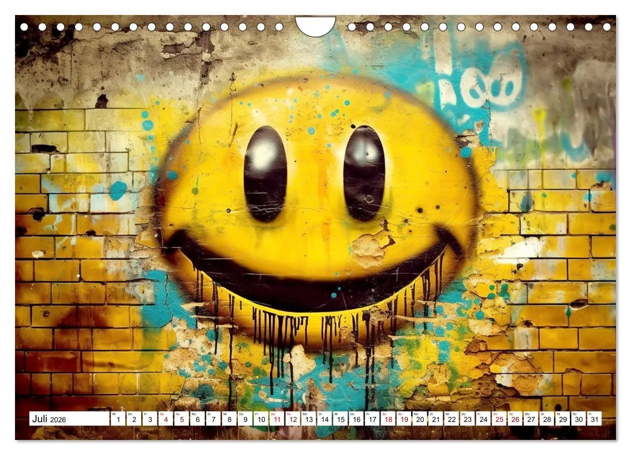 Bild: 9783457362693 | Street Art Graffiti (Wandkalender 2026 DIN A4 quer), CALVENDO...