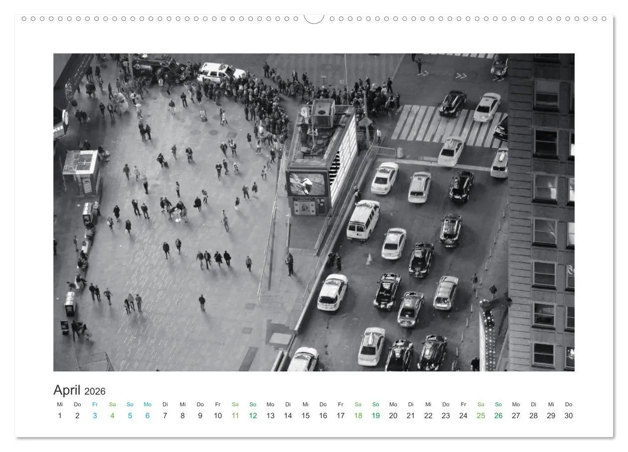 Bild: 9783457742693 | New York in schwarz weiss (hochwertiger Premium Wandkalender 2026...