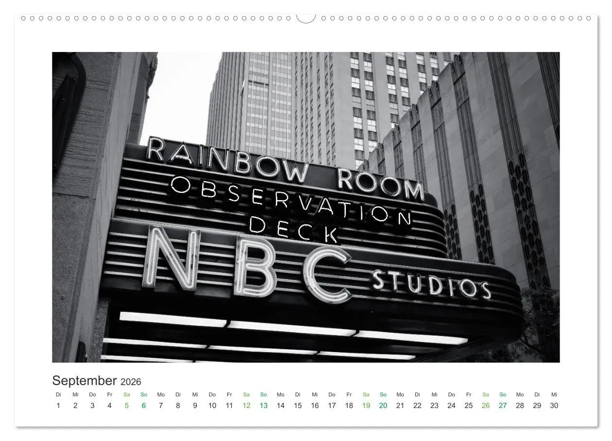 Bild: 9783457742693 | New York in schwarz weiss (hochwertiger Premium Wandkalender 2026...