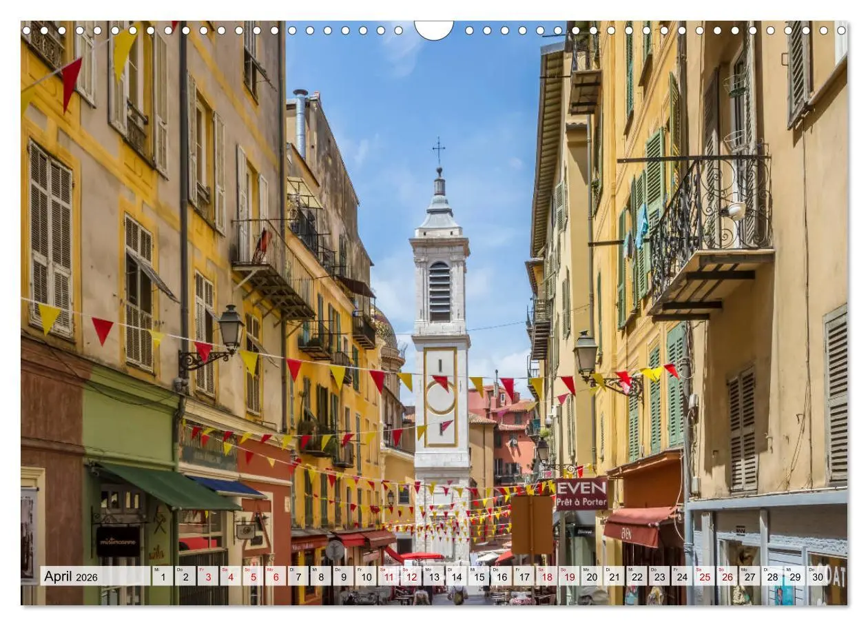 Bild: 9783457812693 | NIZZA Idyllische Impressionen (Wandkalender 2026 DIN A3 quer),...
