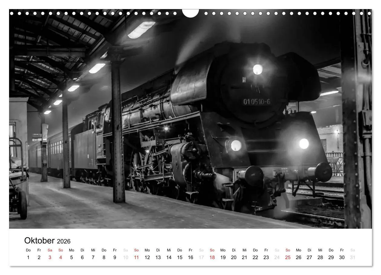 Bild: 9783516072693 | Dampfloks in der DDR (Wandkalender 2026 DIN A3 quer), CALVENDO...