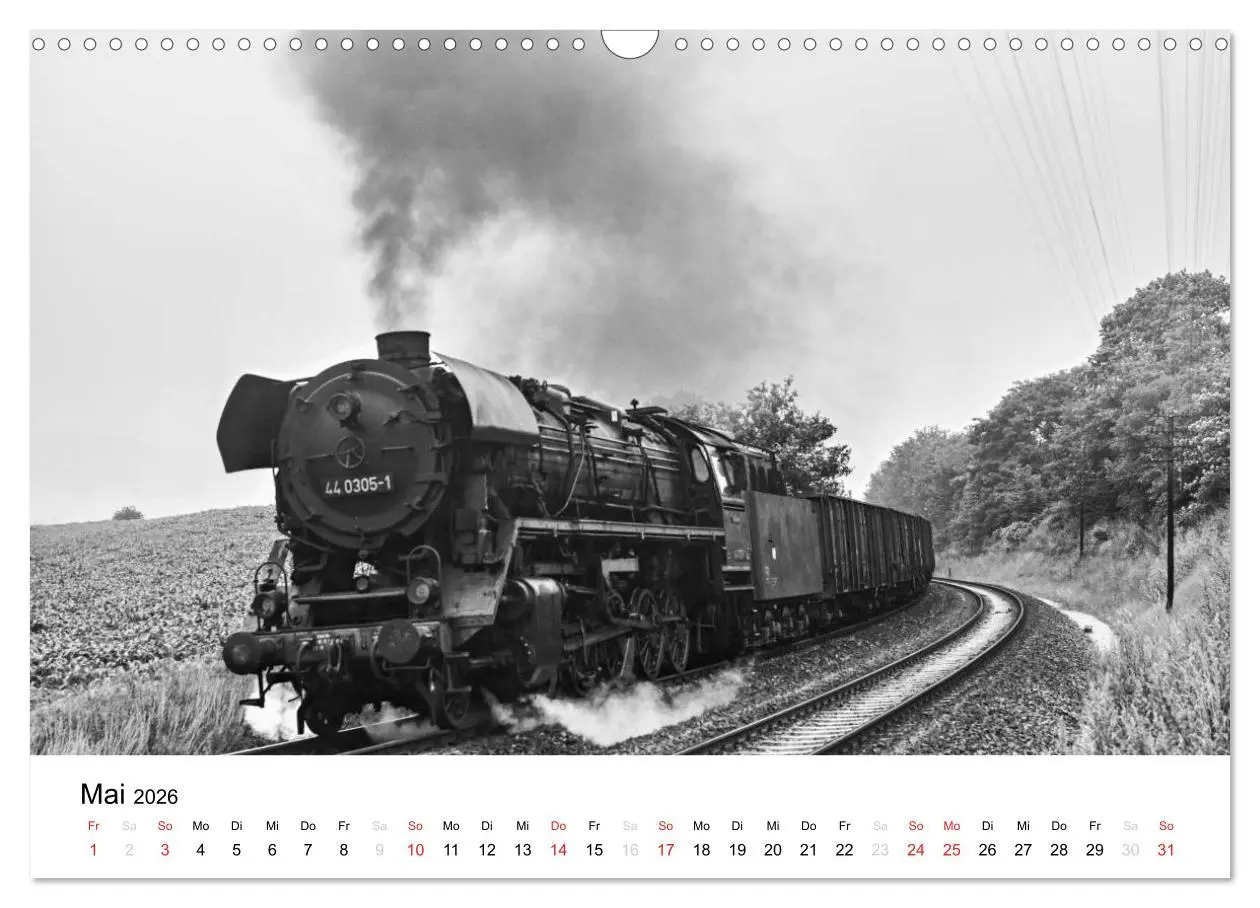 Bild: 9783516072693 | Dampfloks in der DDR (Wandkalender 2026 DIN A3 quer), CALVENDO...