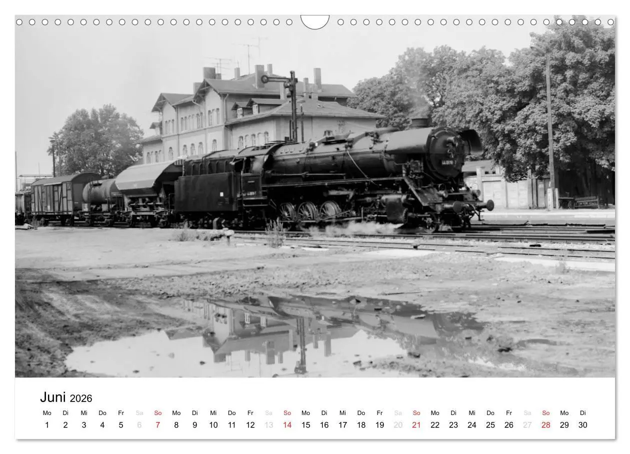 Bild: 9783516072693 | Dampfloks in der DDR (Wandkalender 2026 DIN A3 quer), CALVENDO...