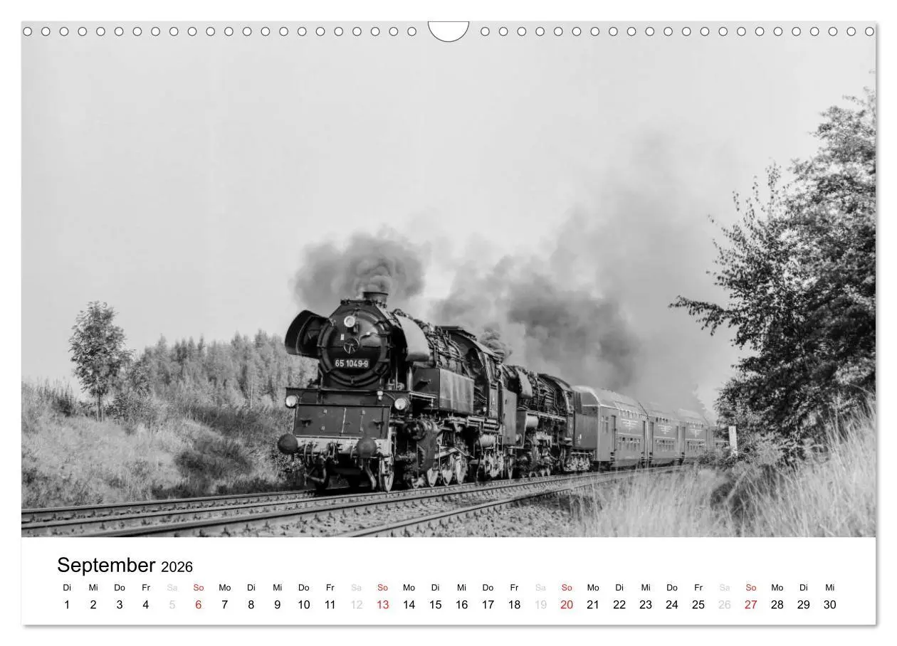 Bild: 9783516072693 | Dampfloks in der DDR (Wandkalender 2026 DIN A3 quer), CALVENDO...