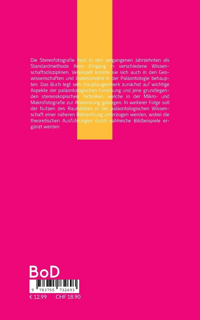 Rückseite: 9783755732693 | Stereofotografie in der Paläontologie | Robert Sturm | Taschenbuch