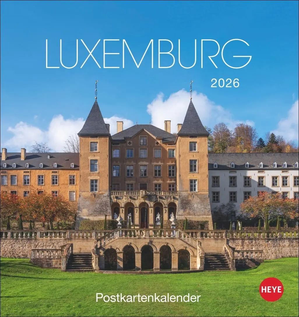 Cover: 9783756412693 | Luxemburg Postkartenkalender 2026 | Kalender | Postkartenkalender Heye