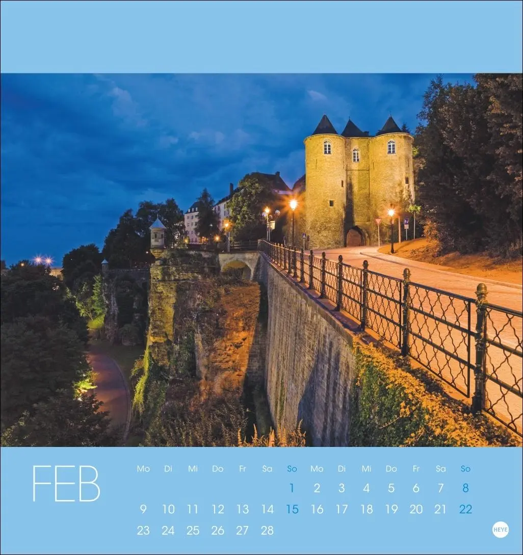 Bild: 9783756412693 | Luxemburg Postkartenkalender 2026 | Kalender | Postkartenkalender Heye