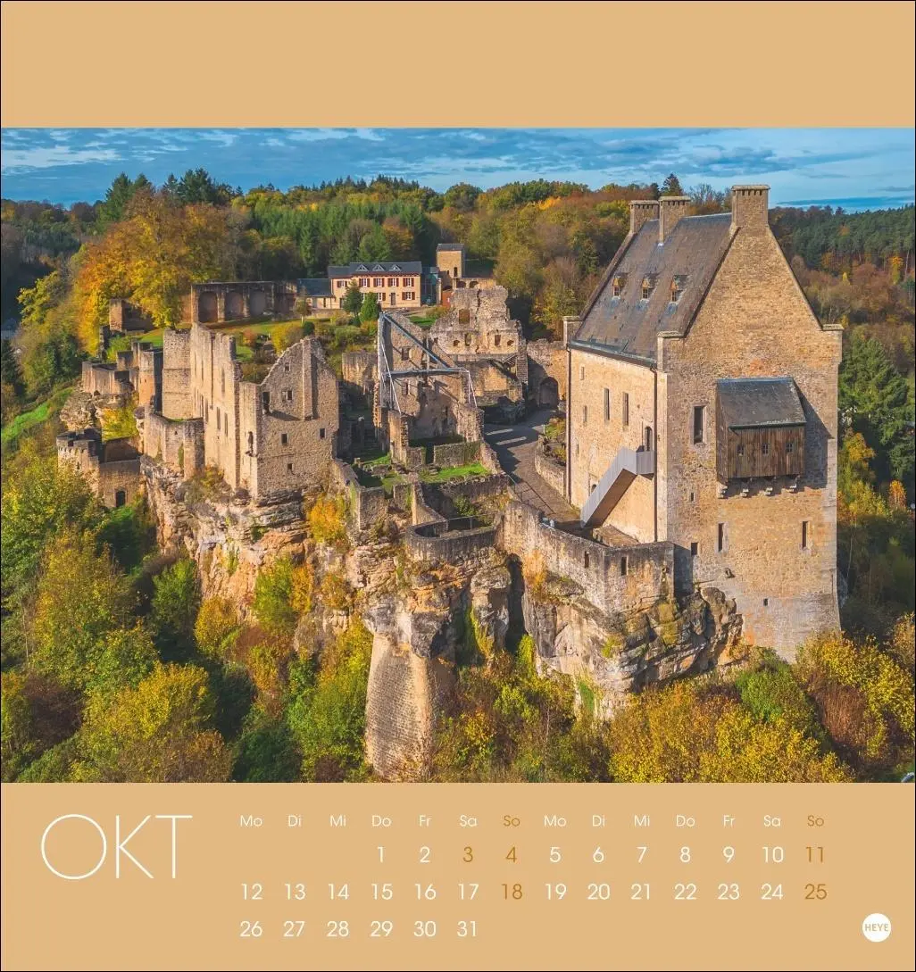 Bild: 9783756412693 | Luxemburg Postkartenkalender 2026 | Kalender | Postkartenkalender Heye