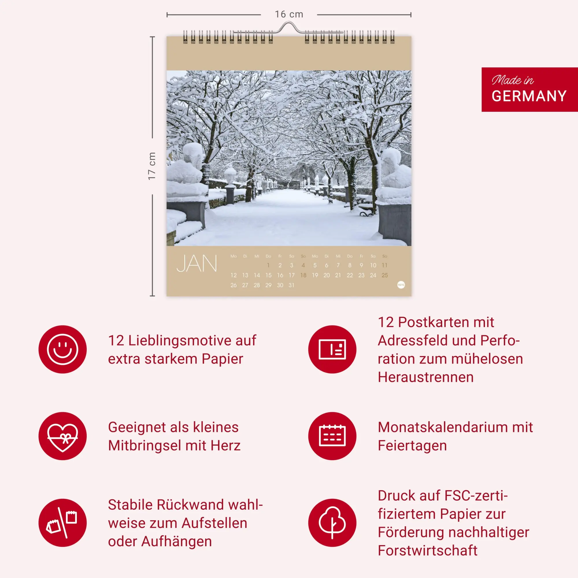 Bild: 9783756412693 | Luxemburg Postkartenkalender 2026 | Kalender | Postkartenkalender Heye