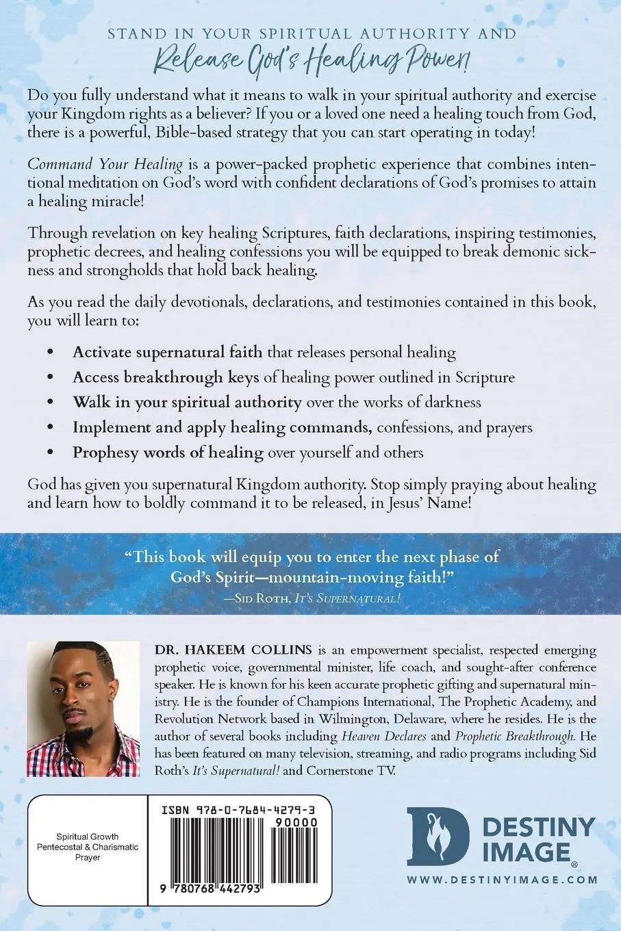 Rückseite: 9780768442793 | Command Your Healing | Hakeem Collins | Taschenbuch | Englisch | 2018