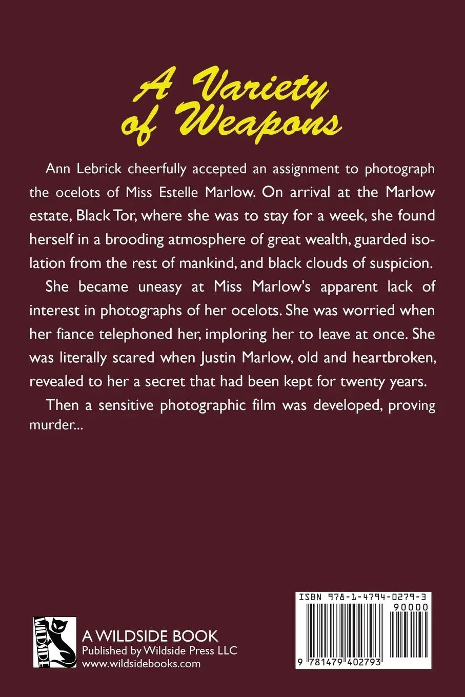 Rückseite: 9781479402793 | A Variety of Weapons | Rufus King | Taschenbuch | Englisch | 2015