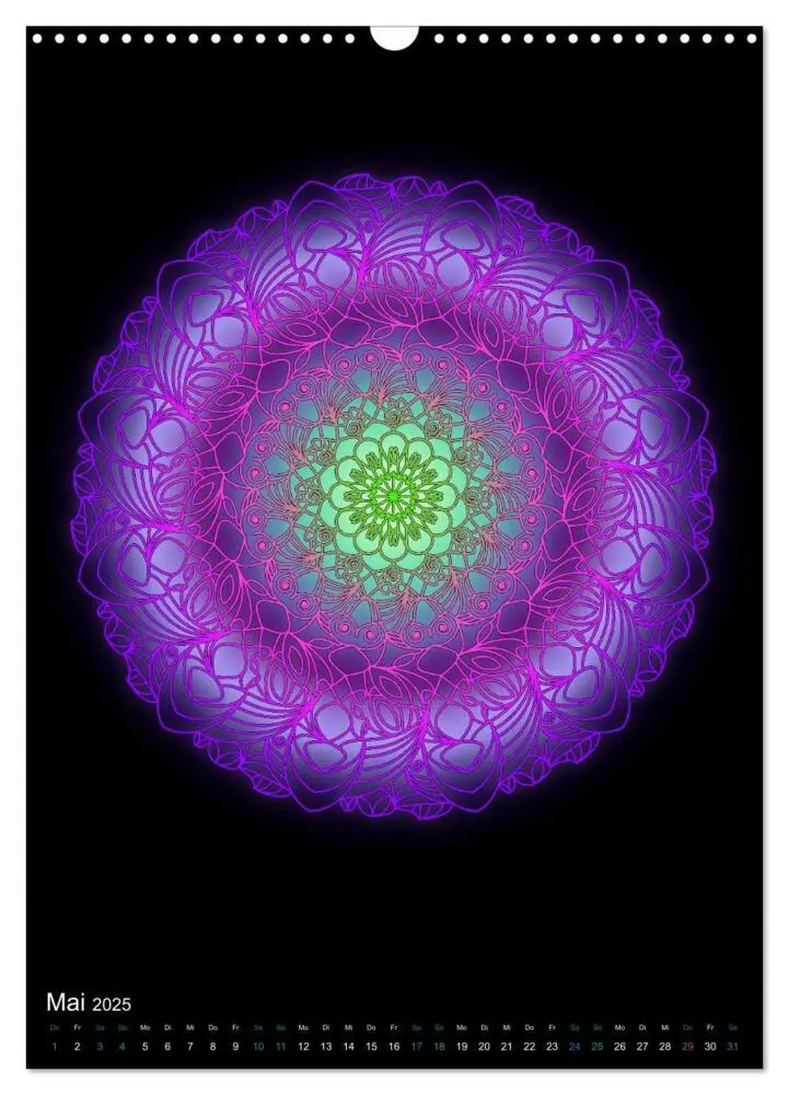 Bild: 9783435952793 | Mandala-Kalender 2025 (Wandkalender 2025 DIN A3 hoch), CALVENDO...