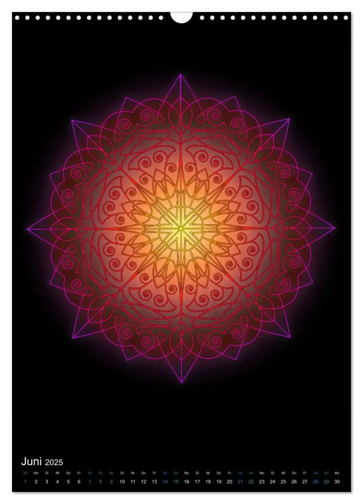 Bild: 9783435952793 | Mandala-Kalender 2025 (Wandkalender 2025 DIN A3 hoch), CALVENDO...