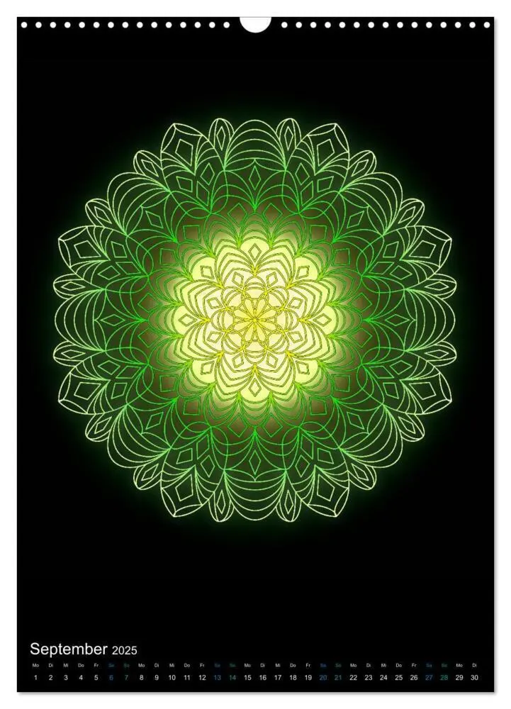 Bild: 9783435952793 | Mandala-Kalender 2025 (Wandkalender 2025 DIN A3 hoch), CALVENDO...
