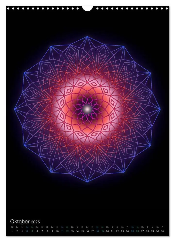 Bild: 9783435952793 | Mandala-Kalender 2025 (Wandkalender 2025 DIN A3 hoch), CALVENDO...