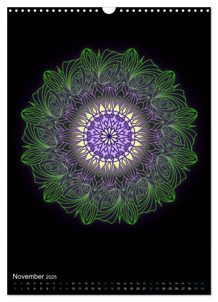 Bild: 9783435952793 | Mandala-Kalender 2025 (Wandkalender 2025 DIN A3 hoch), CALVENDO...