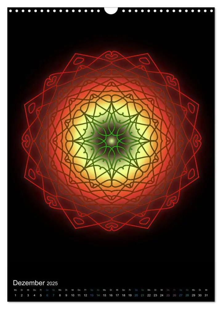 Bild: 9783435952793 | Mandala-Kalender 2025 (Wandkalender 2025 DIN A3 hoch), CALVENDO...