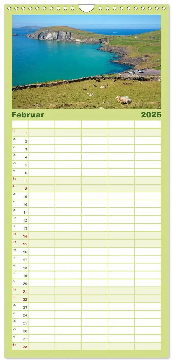Bild: 9783516512793 | Familienplaner 2026 - Traumhaftes Irland mit 5 Spalten...