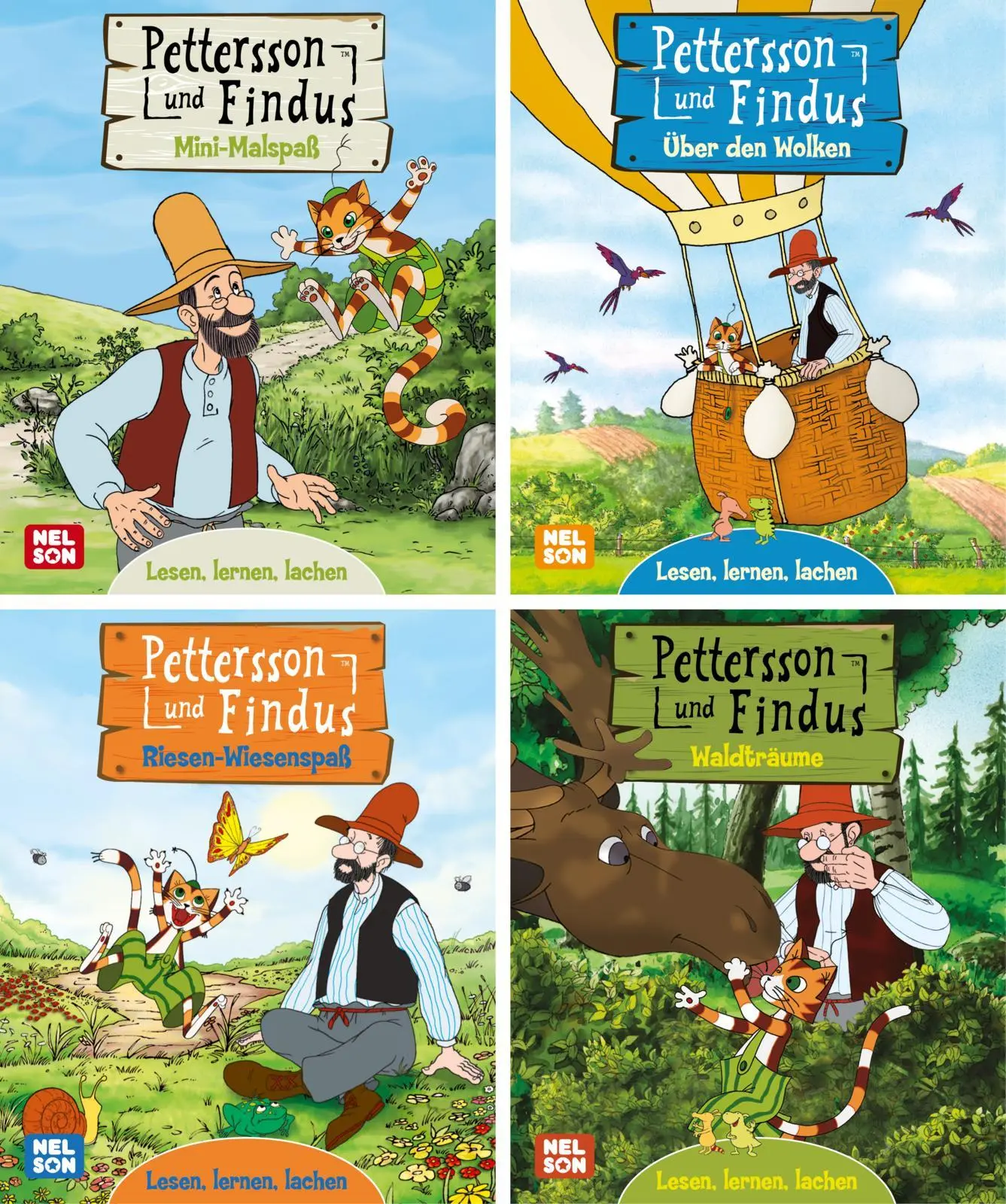 Cover: 9783845122793 | Nelson Mini-Bücher: Pettersson und Findus 5-8 | Box | 24 S. | Deutsch