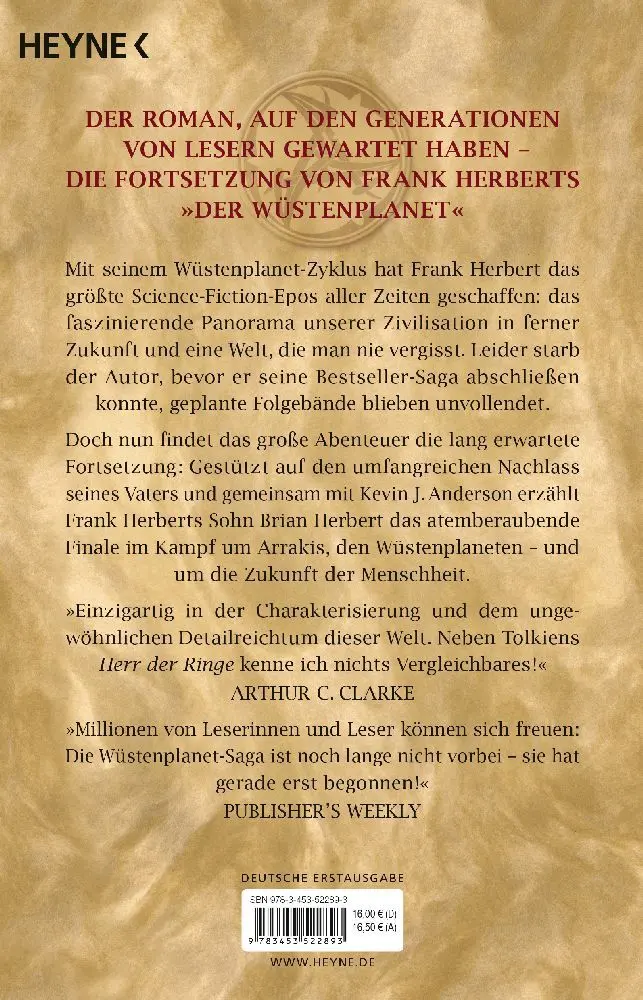Bild: 9783453522893 | Die Jäger des Wüstenplaneten | Roman. Deutsche Erstausg. | Taschenbuch