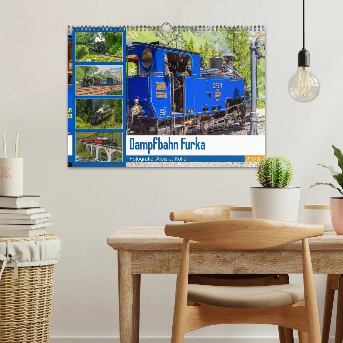 Bild: 9783457892893 | Dampfbahn Furka 2026 (Wandkalender 2026 DIN A3 quer), CALVENDO...