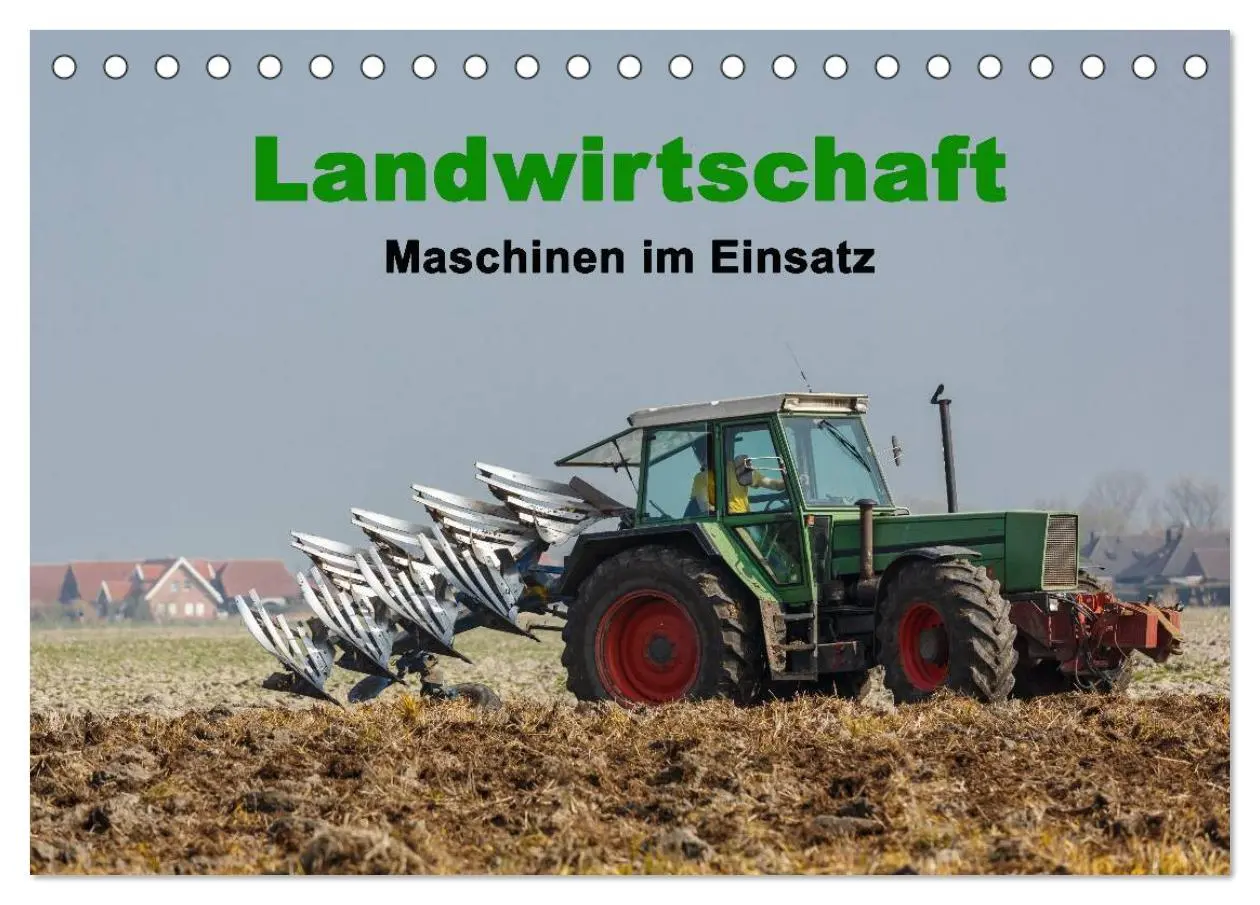 Cover: 9783516052893 | Landwirtschaft - Maschinen im Einsatz (Tischkalender 2026 DIN A5...