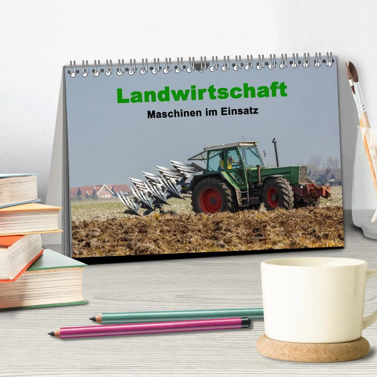 Bild: 9783516052893 | Landwirtschaft - Maschinen im Einsatz (Tischkalender 2026 DIN A5...