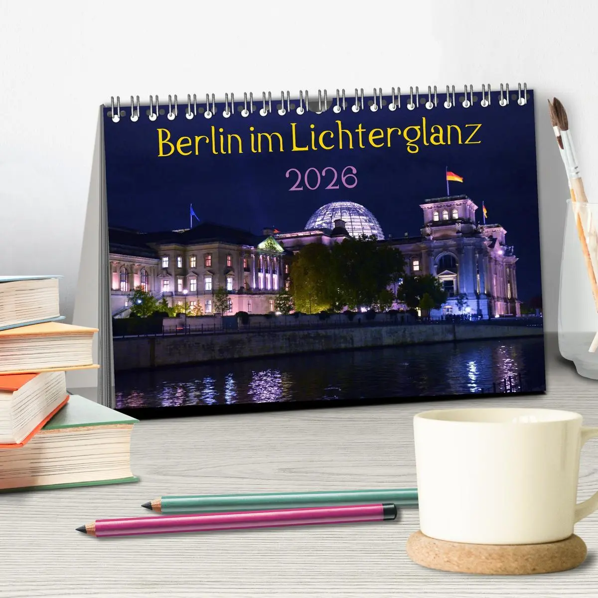 Bild: 9783516122893 | Berlin im Lichterglanz 2026 (Tischkalender 2026 DIN A5 quer),...