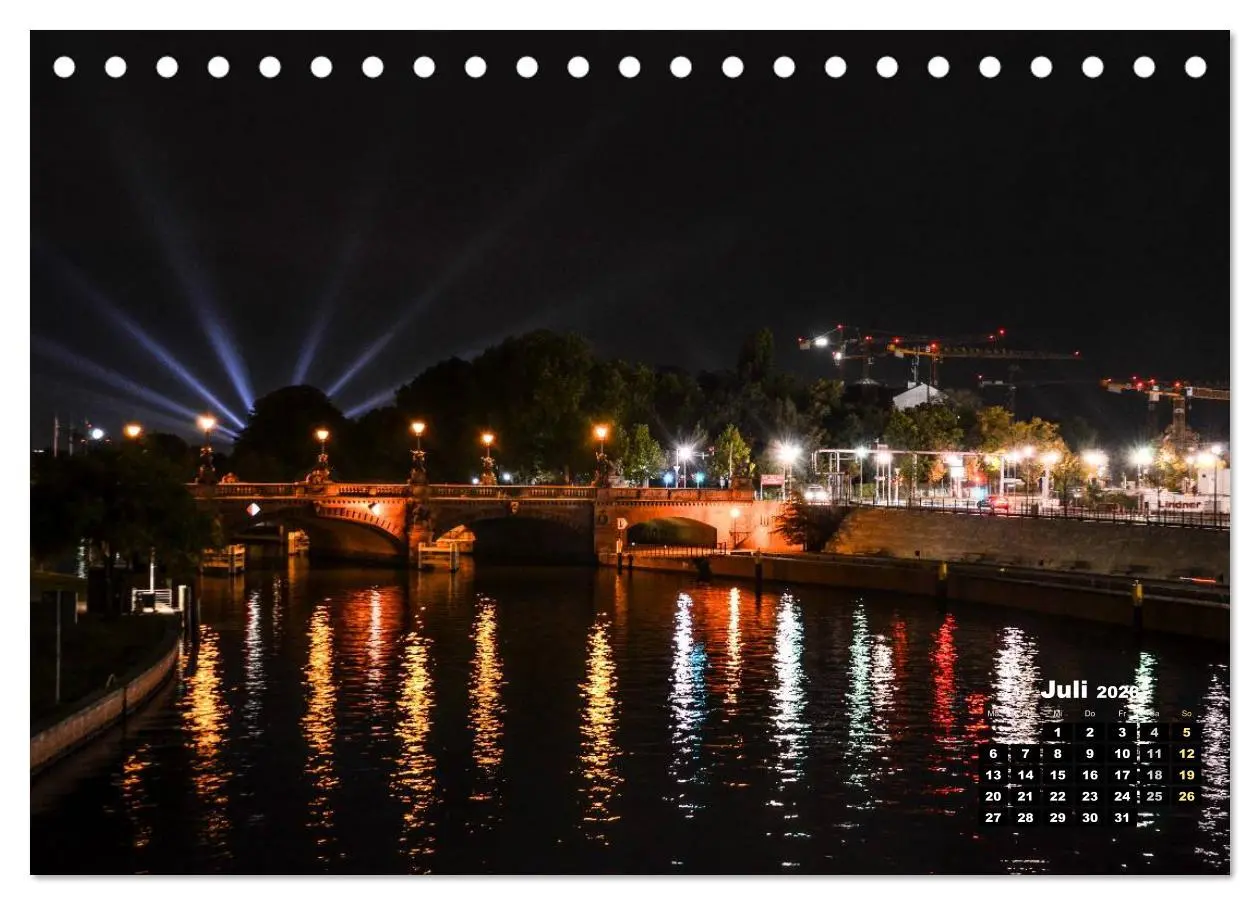Bild: 9783516122893 | Berlin im Lichterglanz 2026 (Tischkalender 2026 DIN A5 quer),...