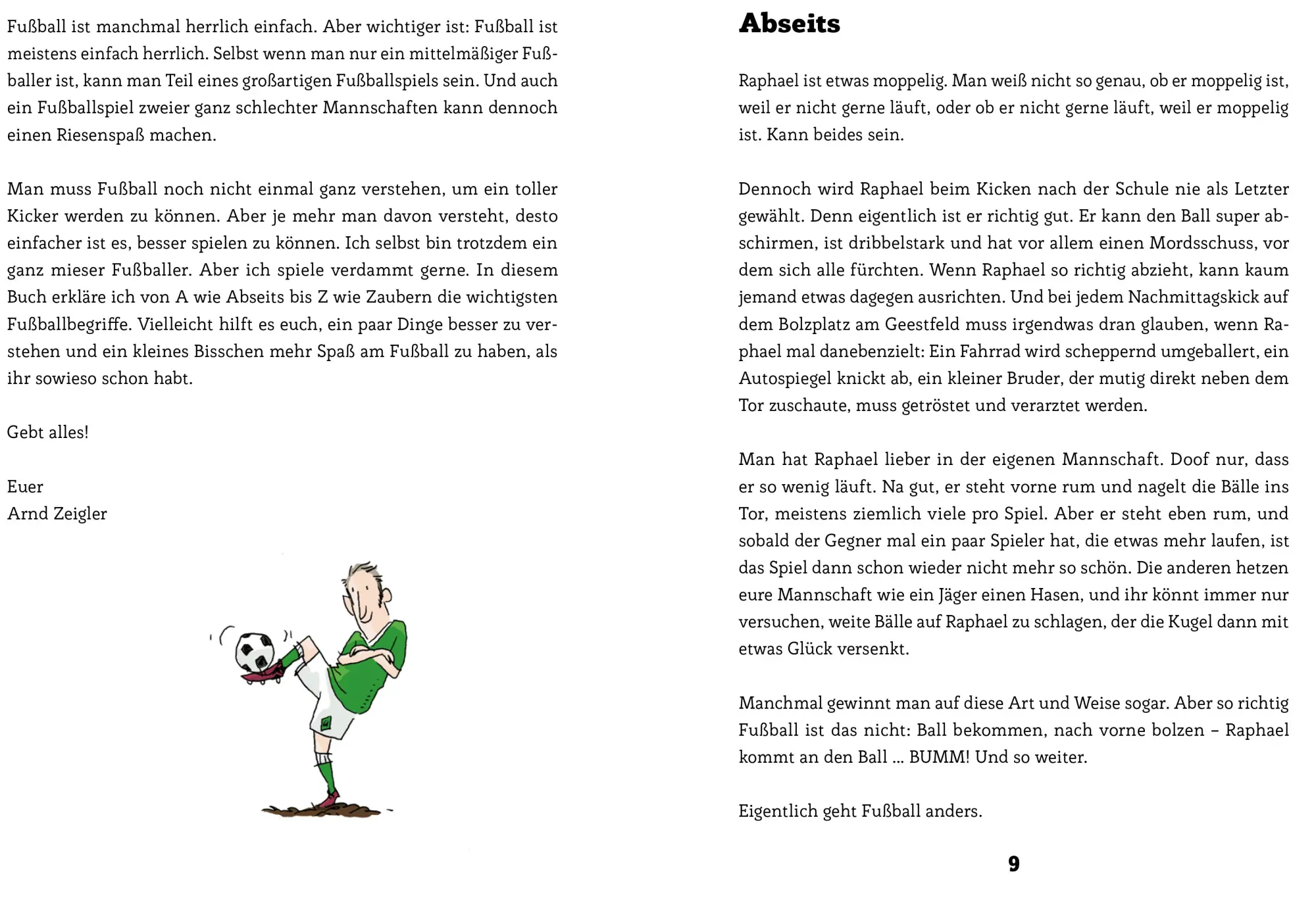Bild: 9783954702893 | Arnd Zeiglers wunderbares Fußballbuch | Arnd Zeigler | Buch | 136 S.