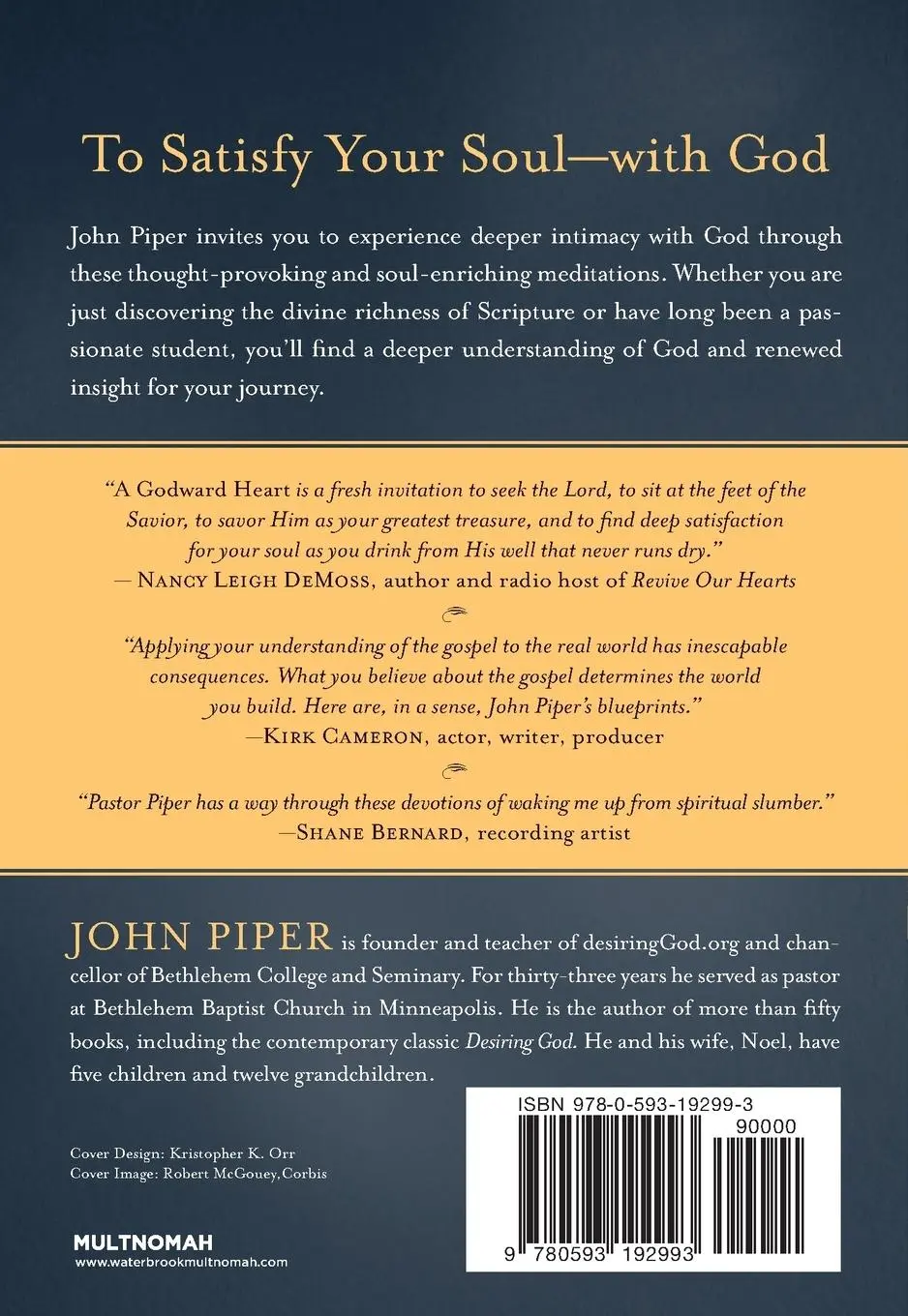 Rückseite: 9780593192993 | A Godward Heart | Treasuring the God Who Loves You | John Piper | Buch